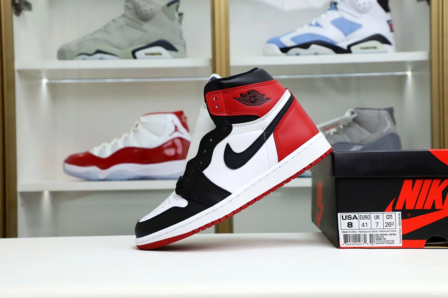 Retro 1 Toe Jordan (2016) Air Black 1120